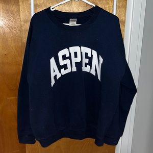 Navy Blue “ASPEN” Sweatshirt